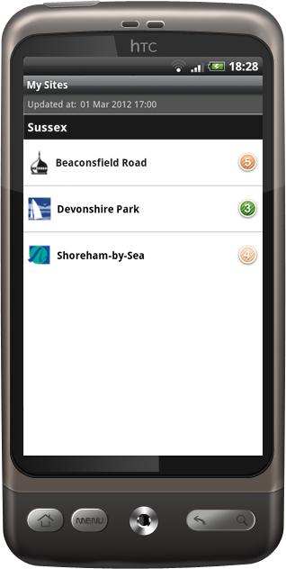 Android screenshot Android screenshot