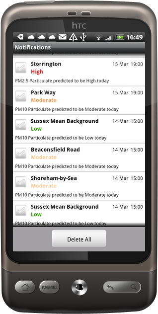 Android screenshot Android screenshot